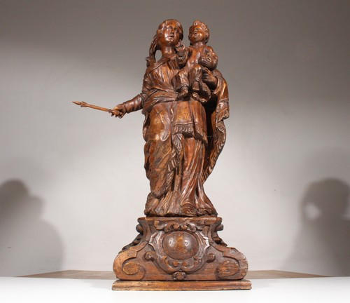 Barocke mutter gottes madonna - mutter,