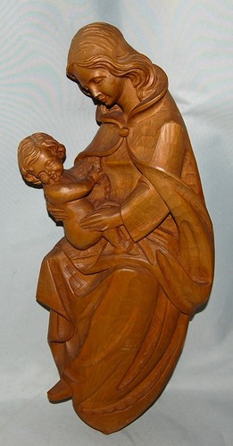 Holzfigur madonna maria - holzfigur,,