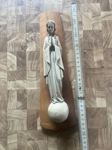 Holzfigur figur madonna auf - figur,