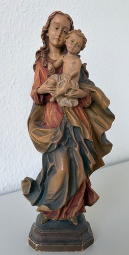 Holzfigur madonna mit - holzfigur,
