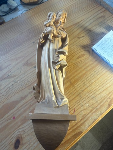 Madonna mit kind holzfigur - madonna,