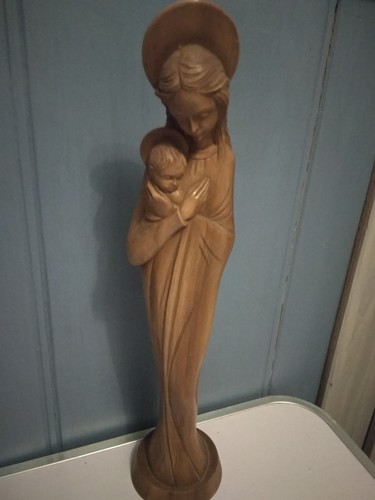 Madonna mit kind holz - madonna,