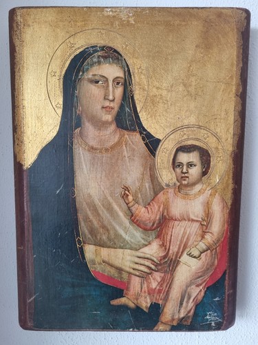 Prachtvolle ikone madonna mit - prachtvolle,