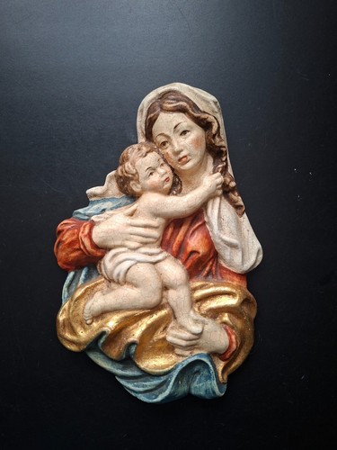 Holzrelief madonna mit - mit, kind