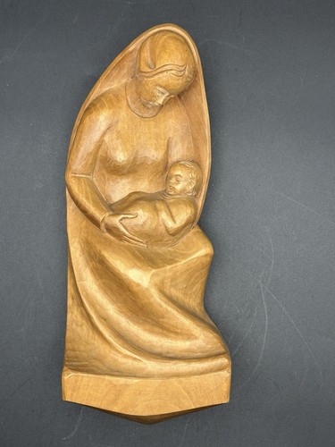 Handgeschnitzte madonna mit - madonna,