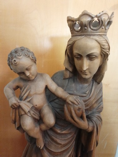 Madonnafigur holz cm - madonnafigur,