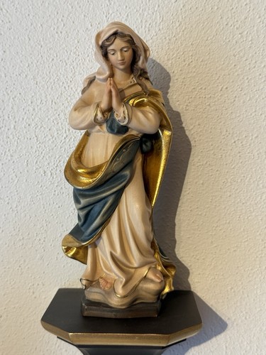 Holzfigur betende madonna 20cm - madonna,