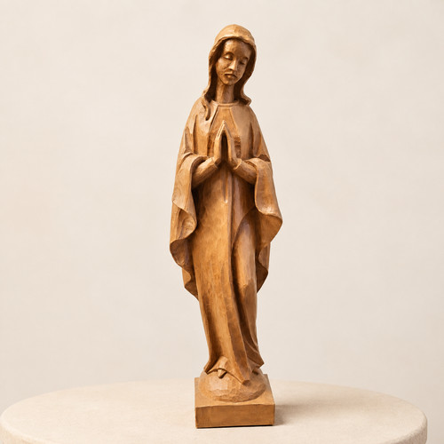 Große madonna holzfigur cm - holzfigur,