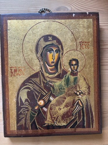 Religiöse ikone madonna mit - ikone,