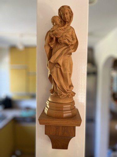 Maria mit jesus - jesus, holz