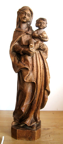 Geschnitzte madonna holz - madonna,