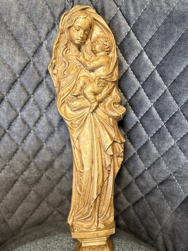 Madonna mit kind holzrelief - mit,