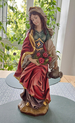 Holzfigur heilige elisabeth - holzfigur, elisabeth"