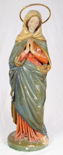 Betende madonna holz stuck - madonna,