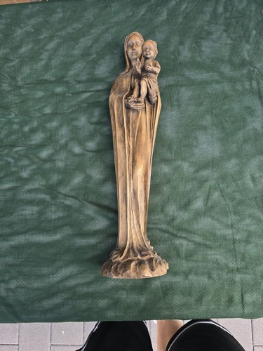 Madonna mit kind - sculptur, holz