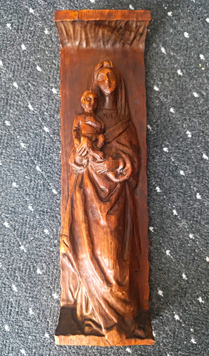 Holz wandrelief madonna - holz-wandrelief,