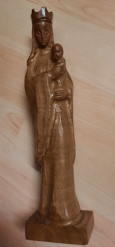 Madonna holz handgeschnitzt - madonna,, holz,