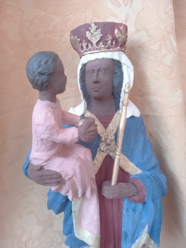 Altöttinger madonna holz 46 - madonna, holz,