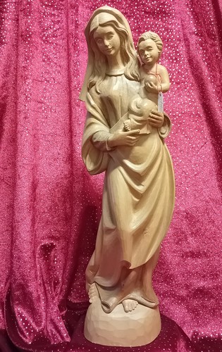 Holzfigur madonna mit kind - "madonna,