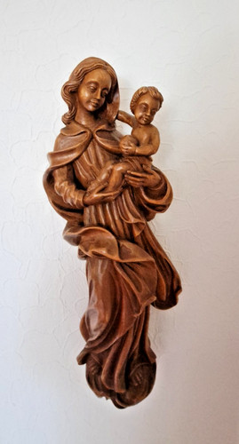 Madonna mit kind holz - mit,