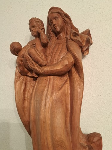 Madonna mit kind holz - madonna,