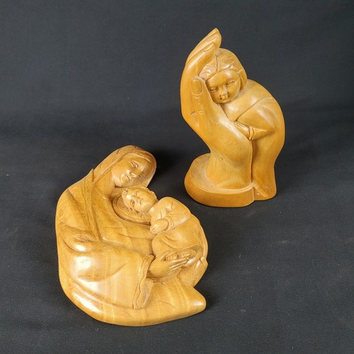Vintage holzfiguren 22cm - vintage,