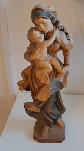 Schöne holzfigur madonna - schöne,