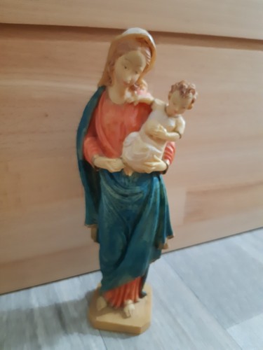 Holzfigur madonna mit - madonna,